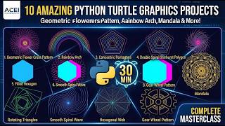 #aceicomputer Geometric Flower Cross Rainbow Arch  Penta  Polygon  Hexagon Smooth Spiral Wave Hexa