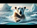 Как белые медведи с таким тяжелым весом плавают на расстояние 100 километров в ледяных водах?