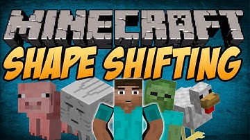 Minecraft Mods | SHAPE SHIFTING - Become Mobs! [1.4.7]