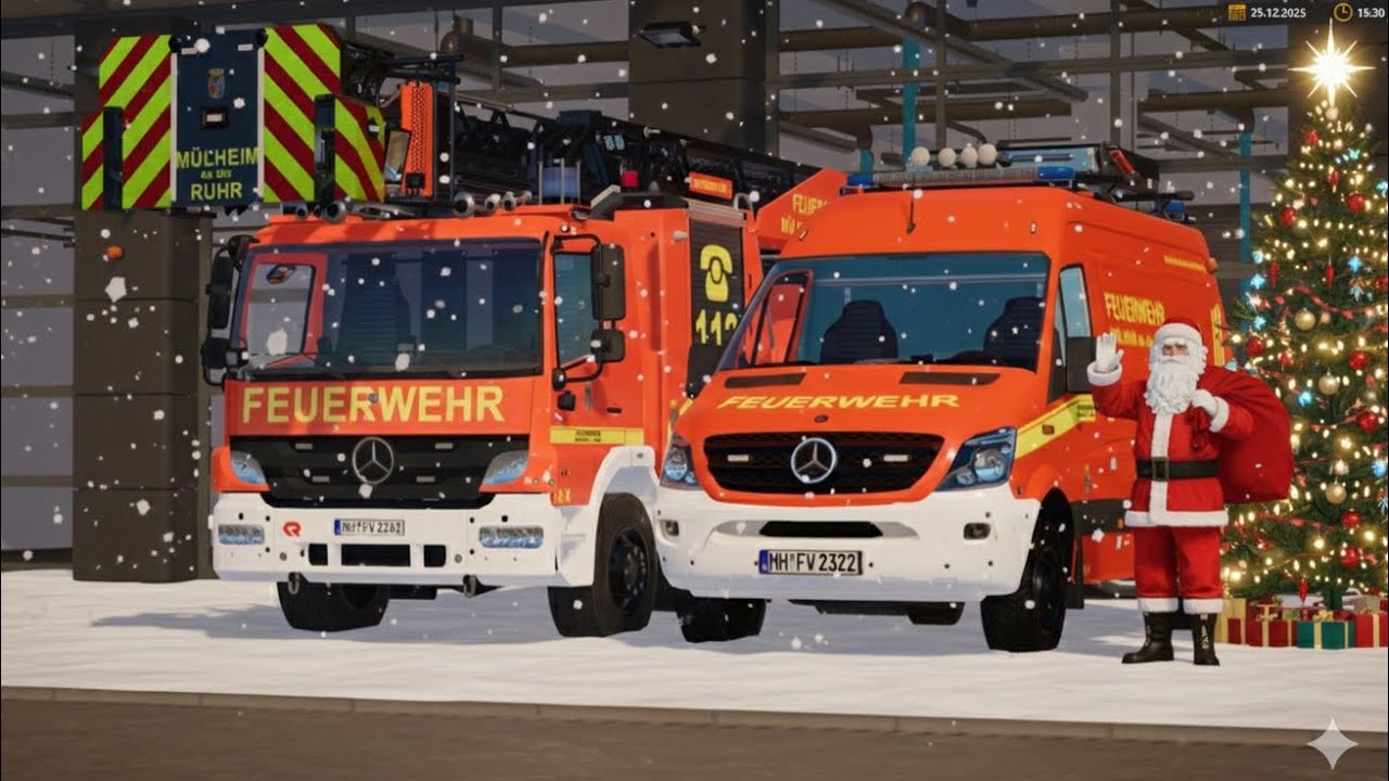 Emergency call 112 -notffalseelsorge  münchen  german 🔥🚒🇧🇪 fire fighting simulator video 4k duty!