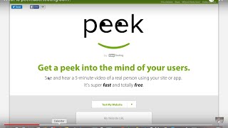 What is peek.usertesting.com? screenshot 5