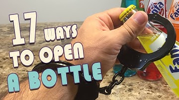 17 Crazy Ways to Open a Bottle Without A Bottle Opener