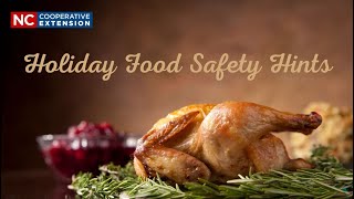 Holiday Food Safety Hints