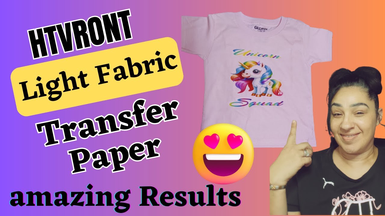 How to use htvront heat transfer paper #tutorial #htvront #htv