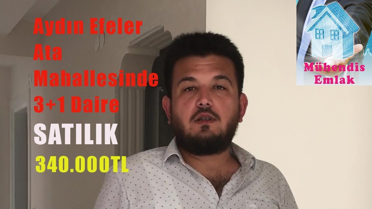 Aydın Efeler Satılık Daire 340.000.TL YouTube
