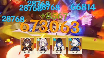 Hu Tao Double Hydro with Citlali is UNSTOPPABLE! | 5.3 Spiral Abyss Top Half (57s)