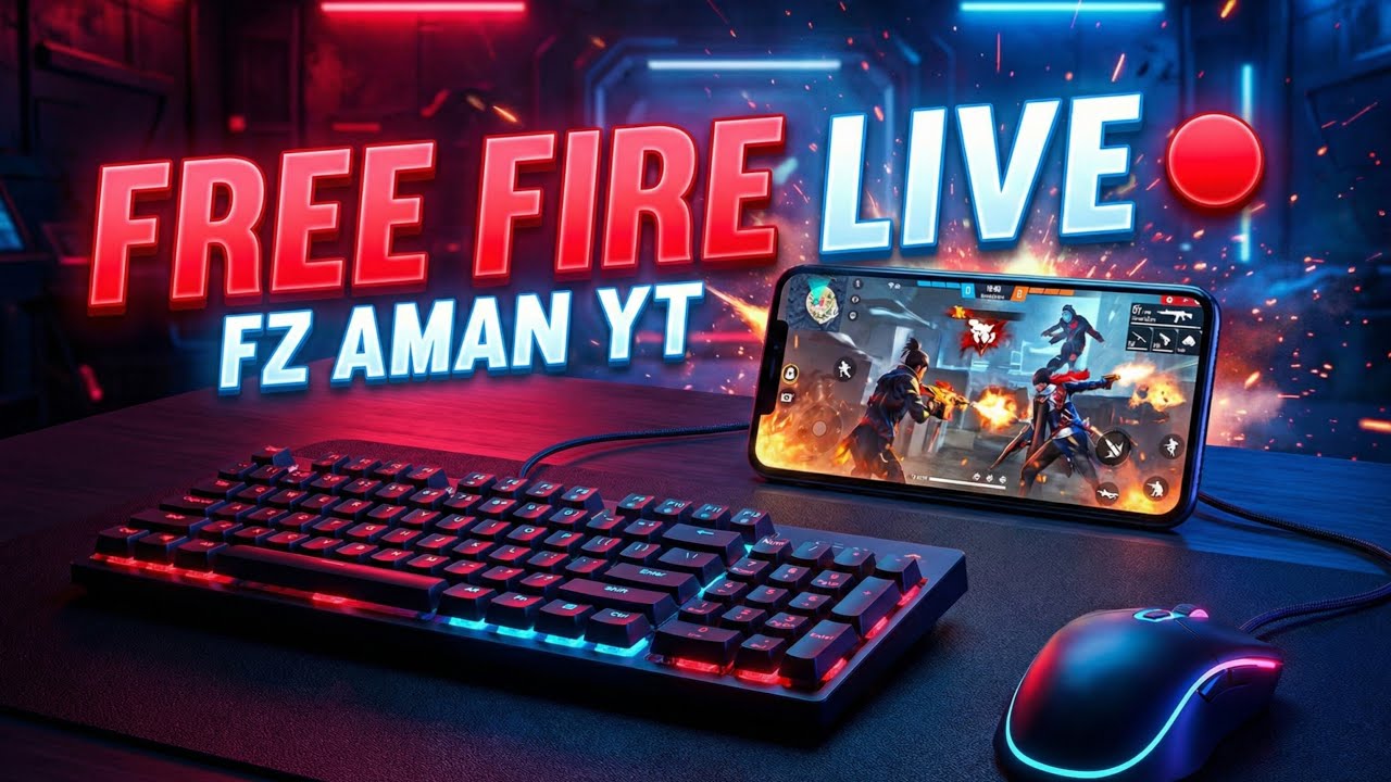 ‎🔴 Best Keyboard & Mouse FF Mobile gaming setup 📲🖱️⌨️| FZ AMAN YT| 