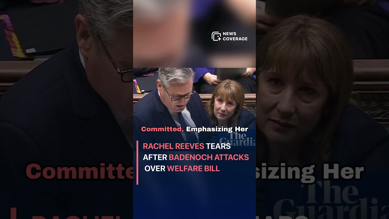 Rachel Reeves Tears After Badenoch Attacks Over Welfare Bill 