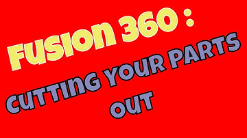 CAM For CNC Router Fusion 360 Beginner Tutorial: Cutting Profiles