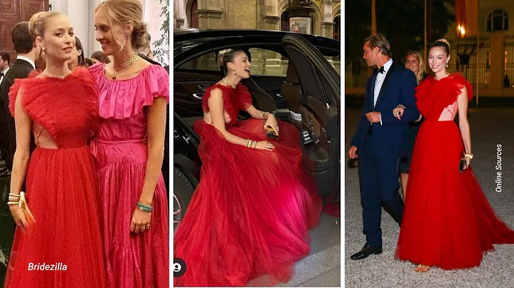 Breathtaking Beatrice Borromeo in Dior at royal wedding - 'shes not from this world'