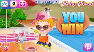 Baby Hazel Summer Fun and Bath in the Pool Game for Kids screenshot 3