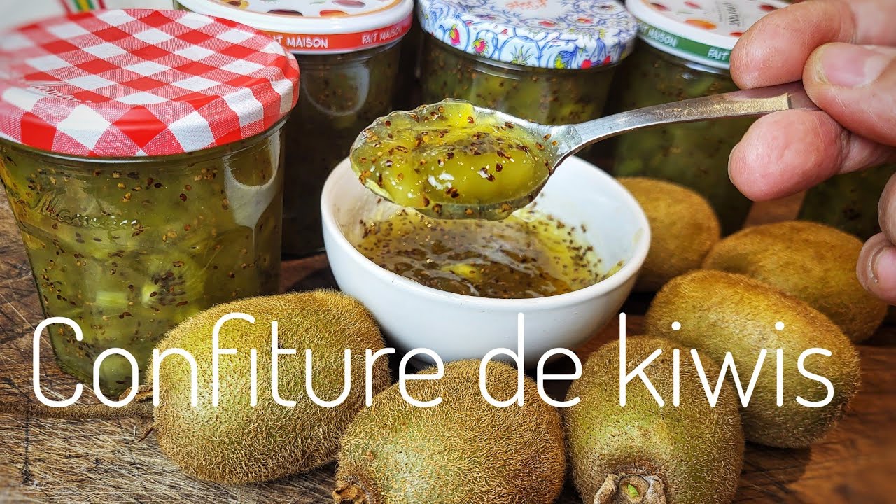 CONFITURE DE KIWIS, un pur délice