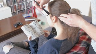 Pasc: Gentle Neck & Ear Massage, Scratching & Brushing (ASMR)