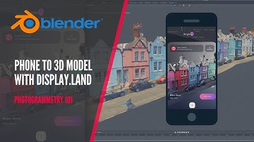3D scan real objects using your phone and display.land for Blender asset, VR and AR!