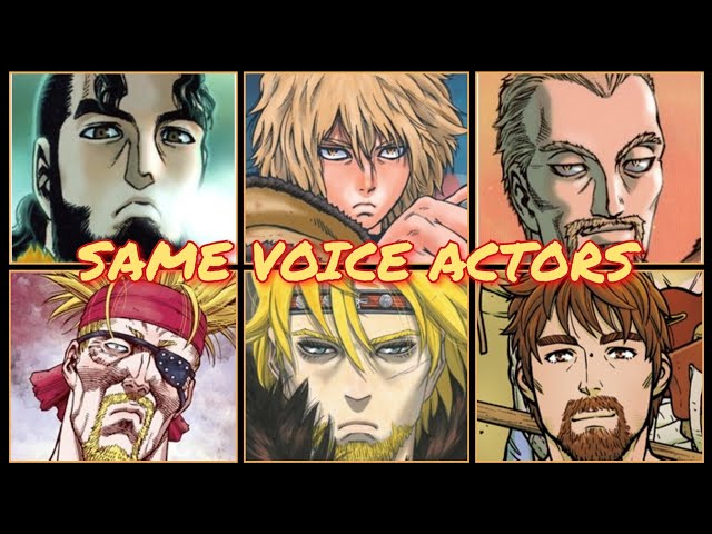 Vinland Saga Characters Japanese Same Voice Actors Anime#vinlandsaga 