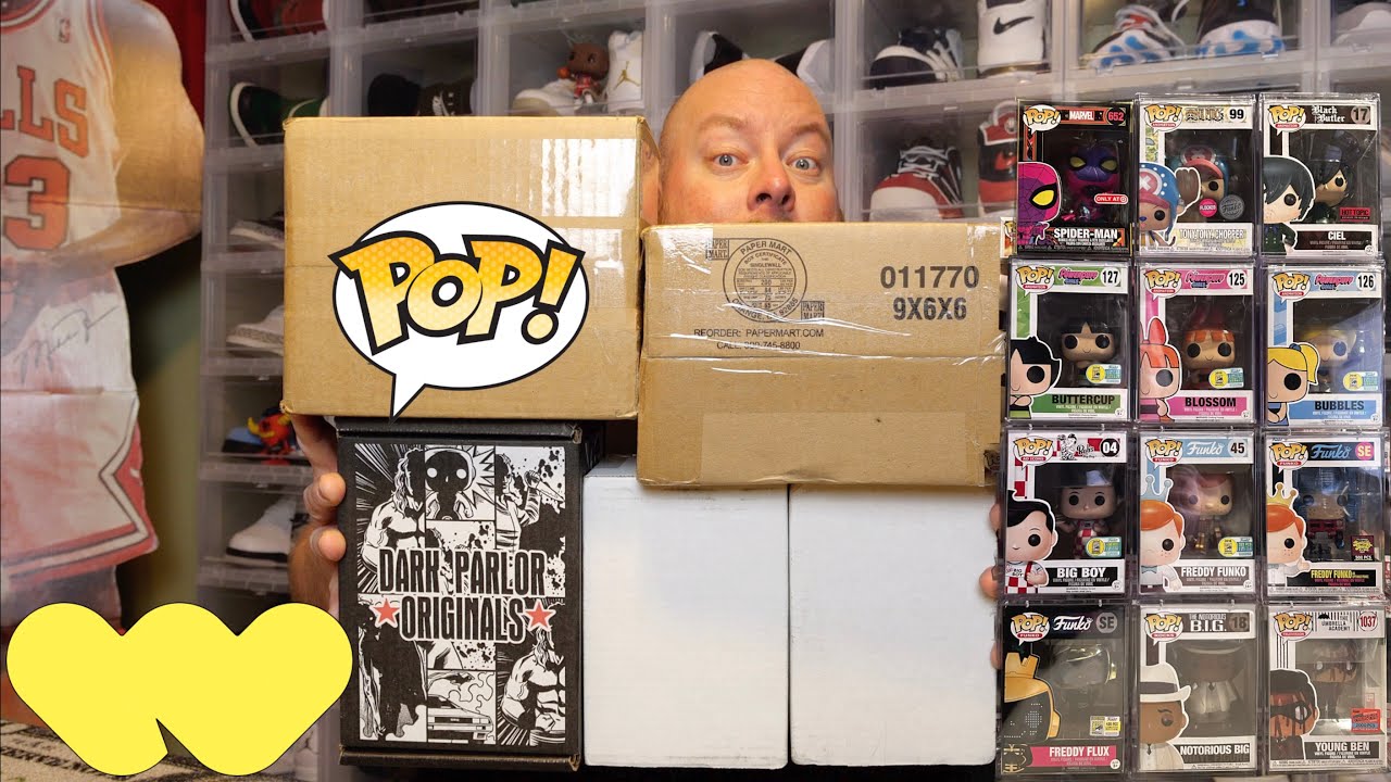 Opening a HUGE stack of Funko Pop Mystery Boxes & Autographs - YouTube