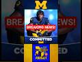 Michigan ADDS LB to 2026 Recruiting Class! #shorts #shortvideo #michigan