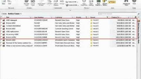 Microsoft CRM 2011 - Customer Service Demo