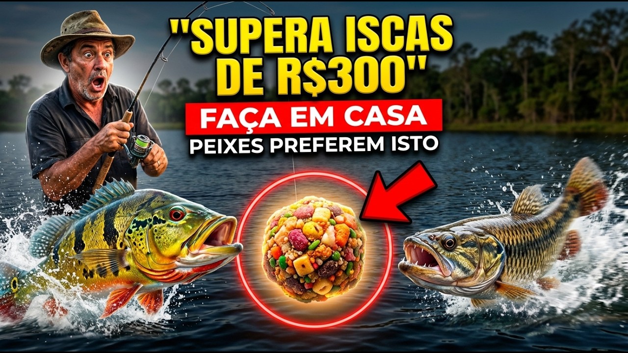 Supera Iscas de R$ 300: Faça Em Casa e Nunca Mais Compre Nada — Os Peixes Preferem Isto!