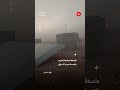 مشاهد من العاصفة المطرية في بادية دير الزور