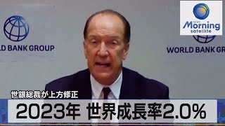 2023年 世界成長率2.0％　世銀総裁が上方修正【モーサテ】（2023年4月11日）