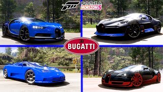 Forza Horizon 5 | Top 4 FASTEST Bugatti Cars | 500KM!!!