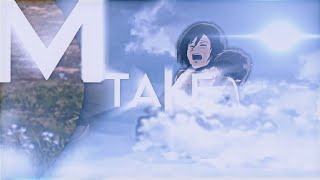 Attack On Titan : Eren X Mikasa - To the bone [AMV/EDIT] • Capcut 3D typography edit screenshot 2