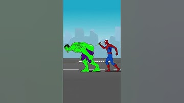 Hulk vs Spider Man Crunch Time 2 Animation