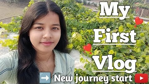 My First Vlog 💖 | Starting My Youtube Journey ✨
