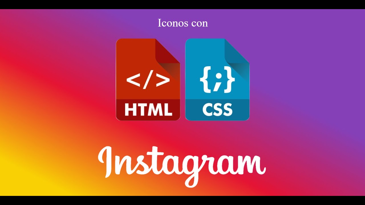 Icono de Instagram con HTML y CSS - YouTube
