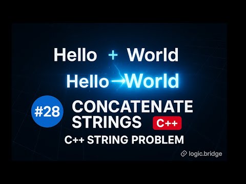 Concatenate Two Strings | GFG C++ String Problem #28 | DSA Series