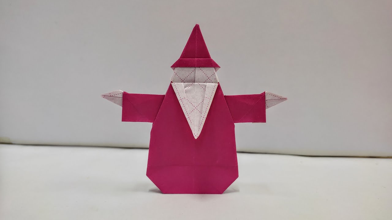 Origami Wizard Tutorial How To Fold A Paper Wizard YouTube