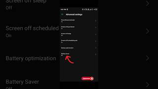 Battery saver mode on your phone 📱#trending #shorts #battrysetting screenshot 2