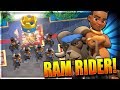 NEW CARD 'RAM RIDER' GAMEPLAY!! THIS CARD IS INSANE!! Clash Royale New Legendary Card