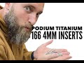 Podium titanium 166 4 mm inserts with mfjj