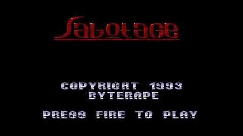 sabotage for Atari ST (demo mode)