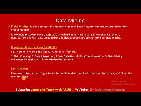 #2#DataMiningInTamil #KDD #KnowledgeDiscoveryFromData #KnowledgeMining