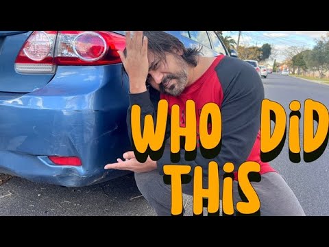 Someone hit my car and ran away | Gardi ko maar ke bhaag gya | car ...