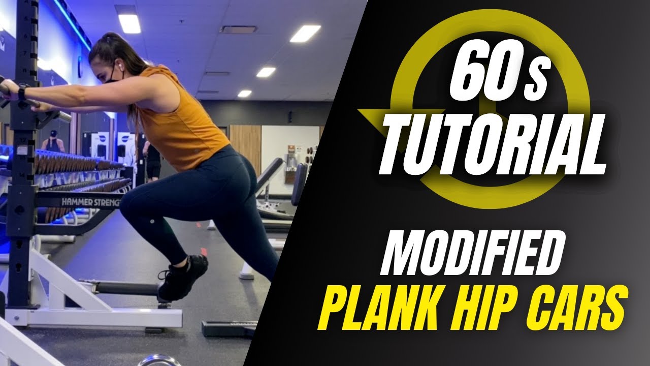 Modified Plank Hip CARs (60s Tutorial)