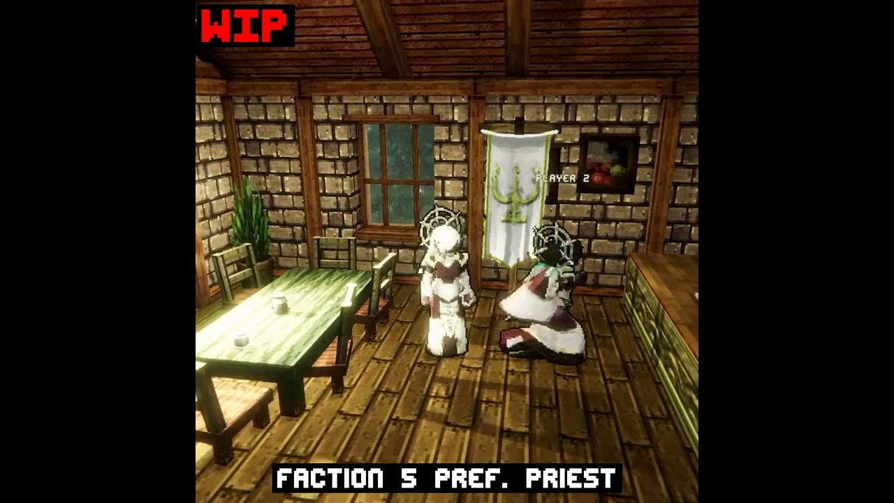 There will be seven factions, each with specific banners, armor, and class preferences. 