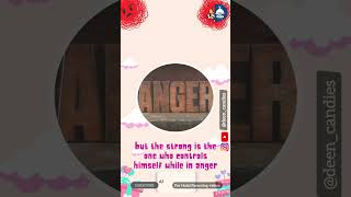 Anger! | Daily Hadith #5 #shorts #ytshorts #deen #halalcontent #hadith #islamicparenting