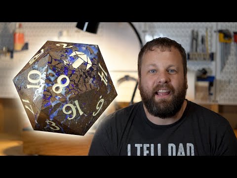 Homemade Gemstone Dice?!