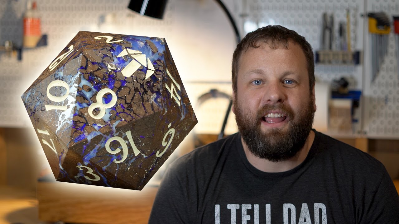 Homemade Gemstone Dice?!