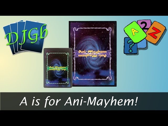 A is for Ani-Mayhem! - A to Z of Obscure Trading Card Games - YouTube
