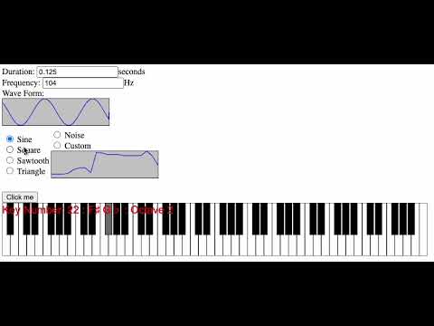 Web Audio API experiment