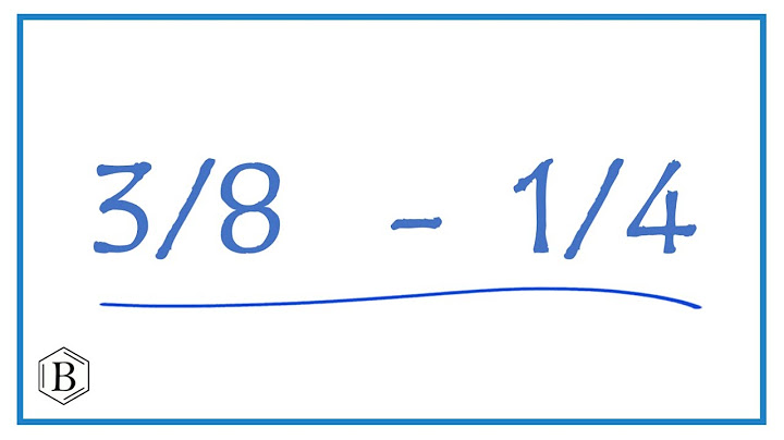 What is the difference between 1 1/4 and 3/8