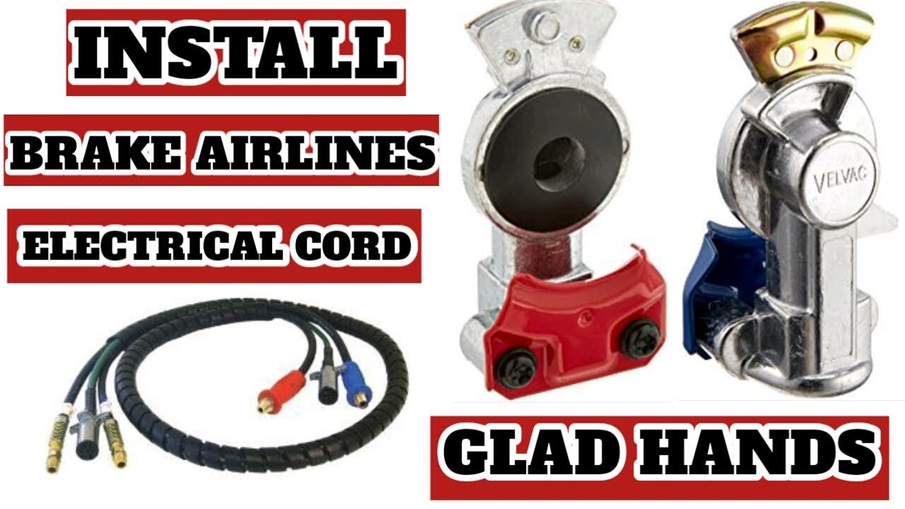 REPLACE BRAKE AIRLINES / ELECTRICAL CORD / GLAD HANDS YouTube