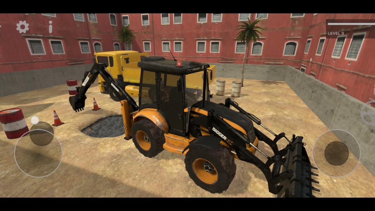 DIGGER SIM EXCAVATOR SIMULATOR GAMEPLAY VIDEO