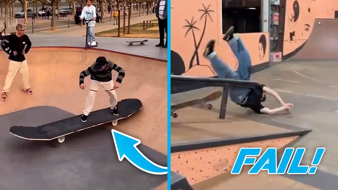 SKATEBOARDING ( EXTREME FAILS AND WINS ) ! EP 19 YouTube