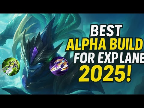 BEST ALPHA BUILD FOR EXP LANE 2025! | Mobile Legends - YouTube